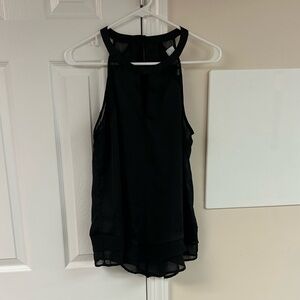 New York & Company Black Sleeveless Tank Top